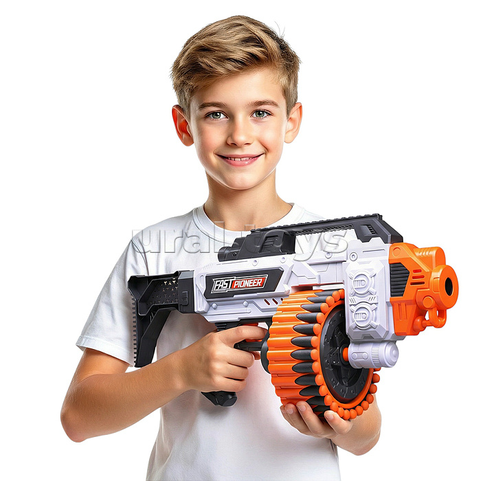 Бластер "Импульс-X" с полимерными пулями, в коробке