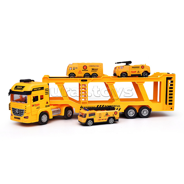 Машина "Автовоз-спецтехника" (свет, звук) вкоробке