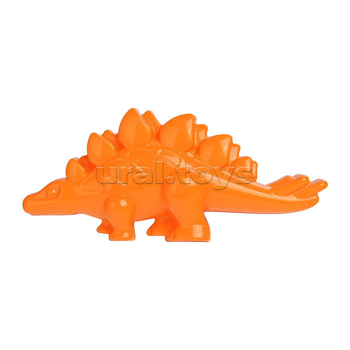 Набор №318: ведро-цветок среднее №3, лопатка №5, формочки (мамонт + динозавр №1 + динозавр №2)