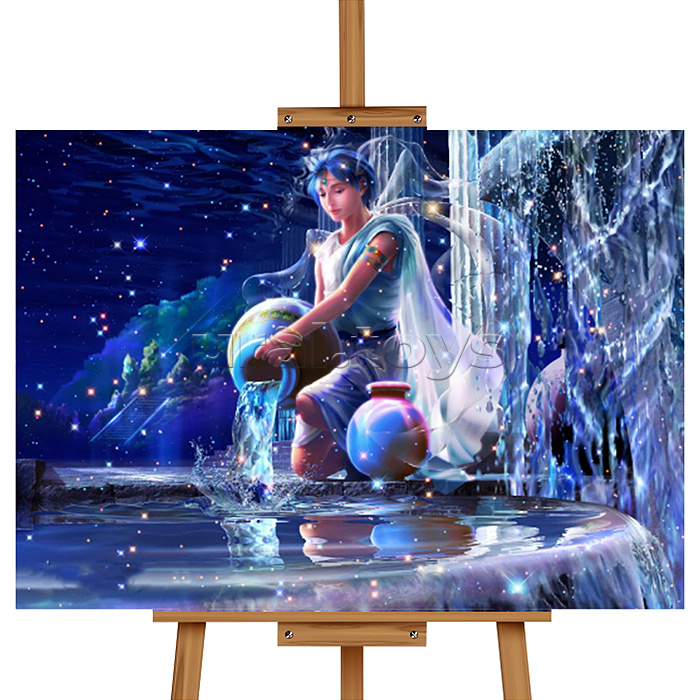 Мозаика алмазная "Водолей" 40*50см.
