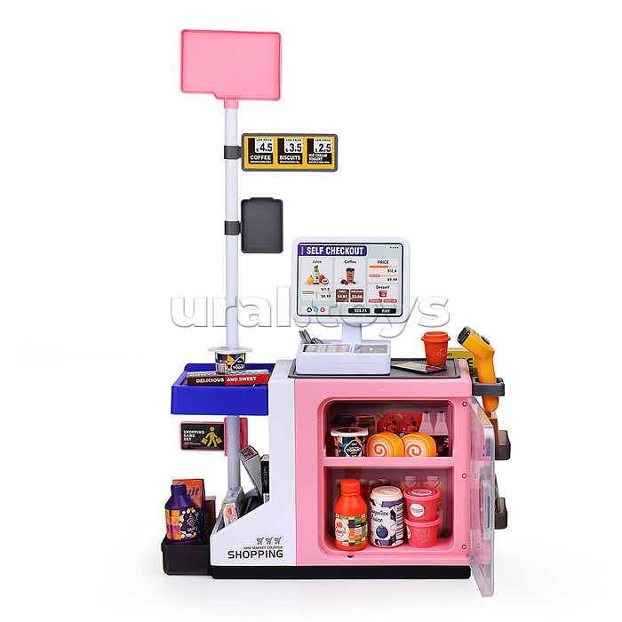 Игровой набор супермаркет "Дорожный магазин" (46 предметов) в коробке