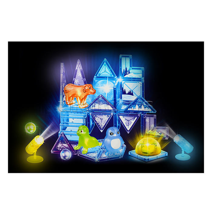 Конструктор магнитный "Морские обитатели" (44 дет.)