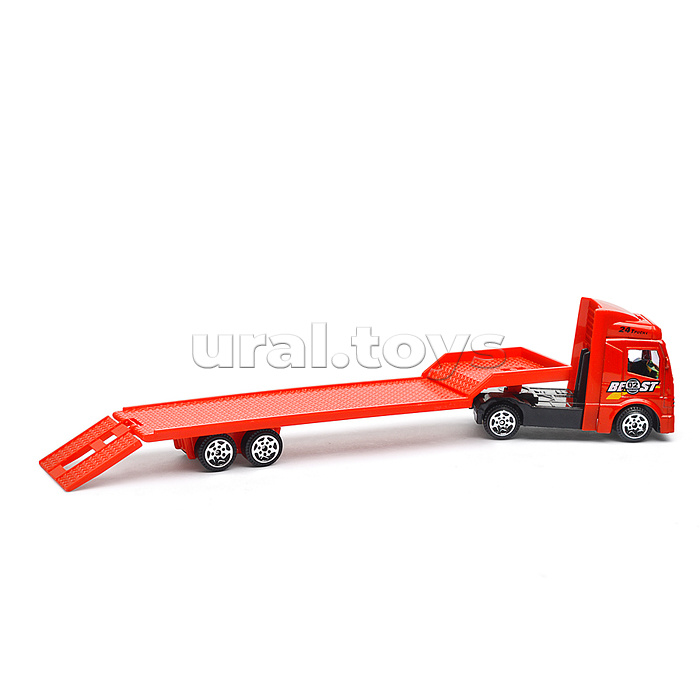 Набор металл. тачки автоперевозчик "Свободный ход"