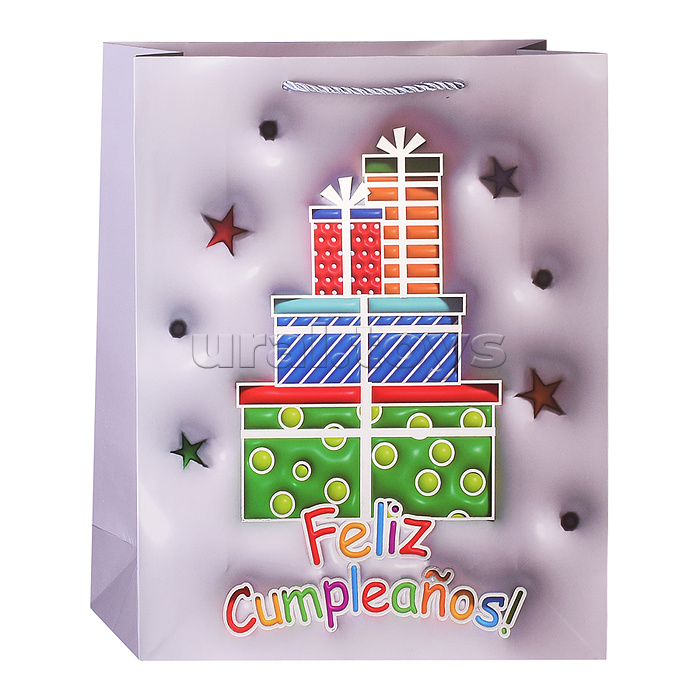 Пакет подарочный "Happi Birthday!" 26*32*10см. Пакет подарочный "Happi Birthday!" 26*32*10см.