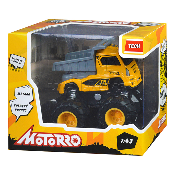 Машинка металлическая Big Foot, 1:43, серия Tech Машинка металлическая Big Foot, 1:43, серия Tech