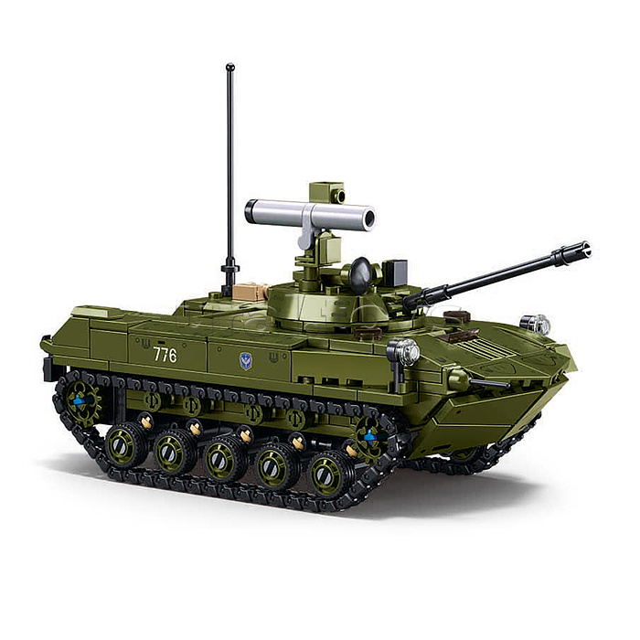 Конструктор "Танк "Боевой экипаж" (51 дет.) в коробке