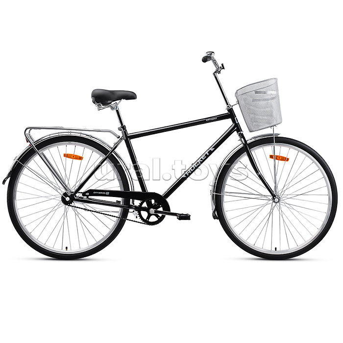 Велосипед 28" Rocket City Gent, цвет черный, размер 19" сколы царапины лкп