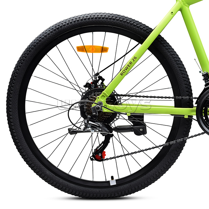 Велосипед 26" Rocket Rower, цвет салатовый, размер 18"