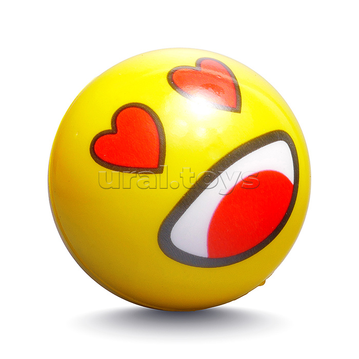 Мяч детский "Яркий смайлик" PU (7см) в коробке