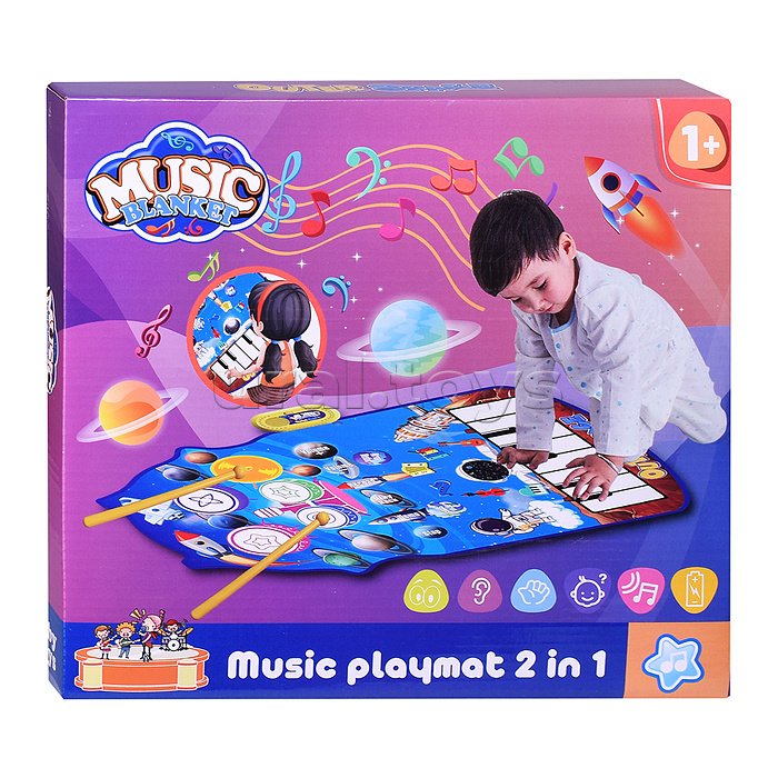 Коврик развивающий "Музыкальное детство-2" в коробке
