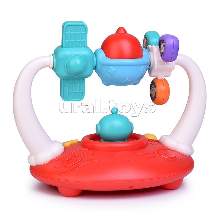 Игрушка музыкальная "Летающий корабль" свет, звук, в коробке