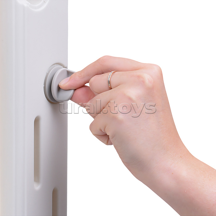 Комплект детский "Космический стиль" (горка и качель) цвет красный.