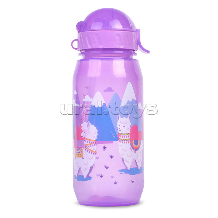 Бутылка для воды и других напитков 400 мл. "Вокруг света" в ассортименте