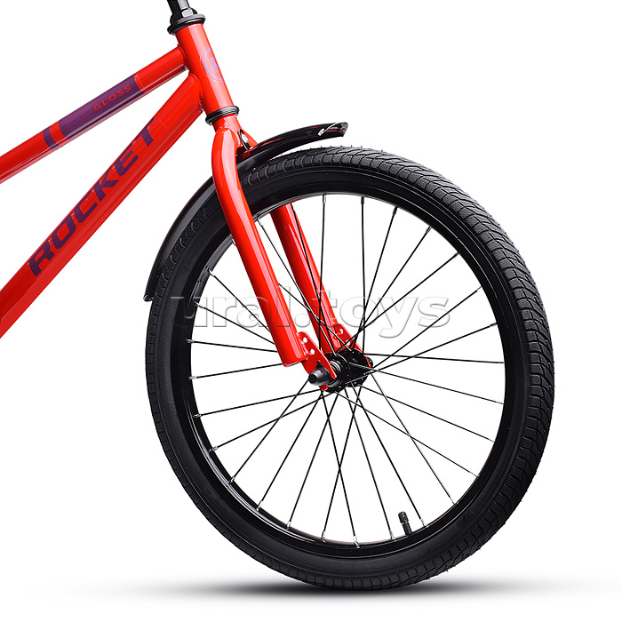 Велосипед 18" Rocket Gloss, цвет красный