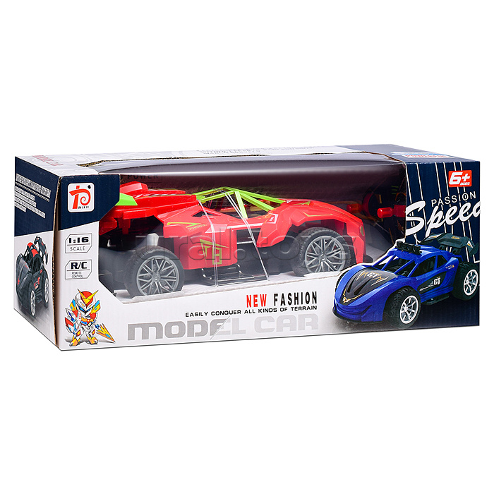 Машина "Супер гонщик" р/у, 27 MHz (свет, звук, USB) в коробке