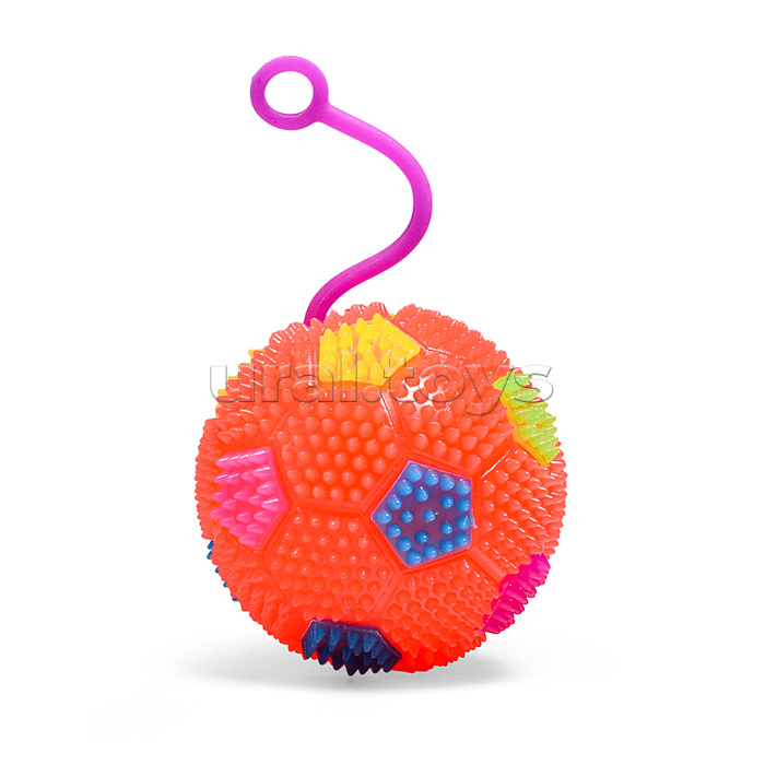 Игрушка-пищалка "Колючий мяч" (7,5 см) в коробке