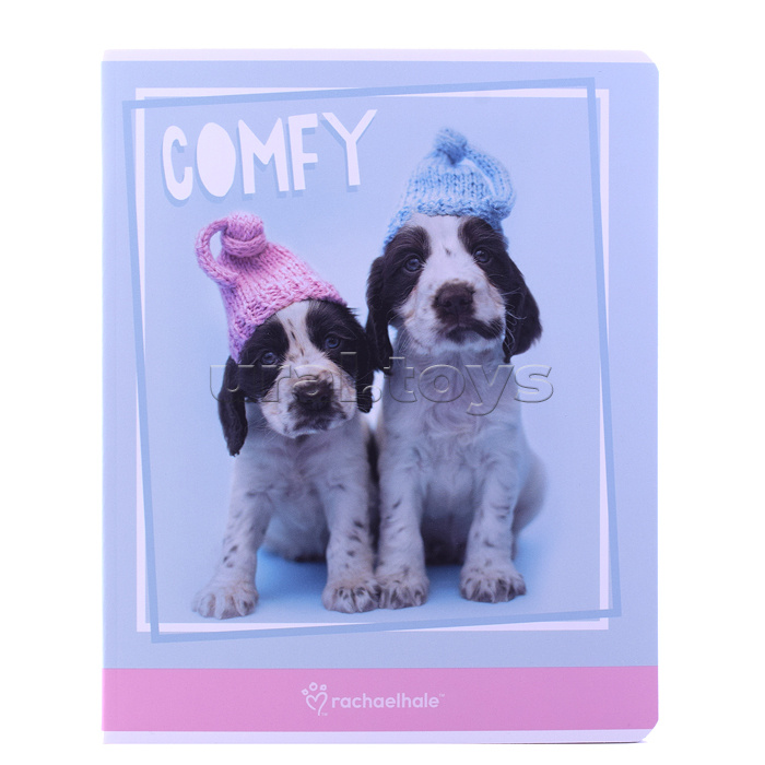 Тетрадь 48л А5 клетка, "Rachael Hale" на скобе , отделка софт-тач ламинация