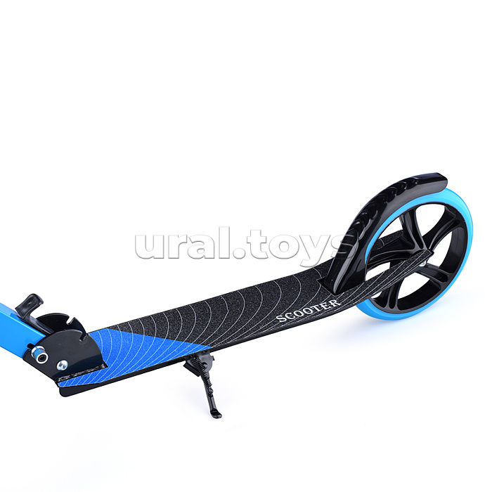 Самокат 2-х кол., голубой, колёса PU/200 мм., ABEC 7, в коробке