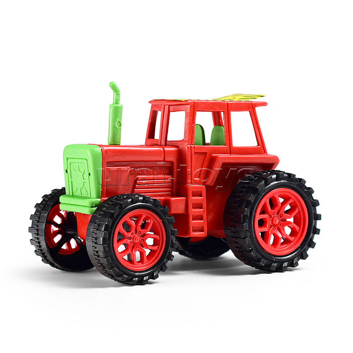 Машина "Трактор с эскаватором" под колпаком