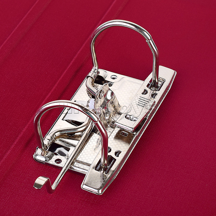 Папка с арочным механизмом A4 50 мм PP двусторонний разобранная, металлическая окантовка, запечатка форзаца, наварной карман с этикеткой, бордовая Папка с арочным механизмом A4 50 мм PP двусторонний разобранная, металлическая окантовка, запечатка форзаца, наварной карман с этикеткой, бордовая