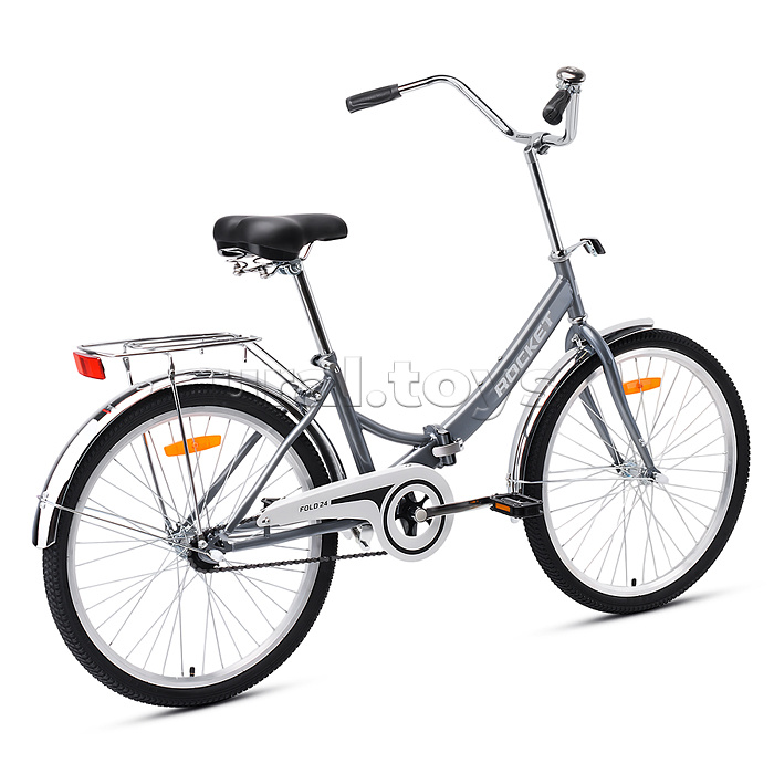 Велосипед 24" Rocket City Fold 24, цвет серый, размер 16"