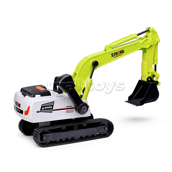 Машина "Эскаватор на гусеницах" (свет, звук) в коробке