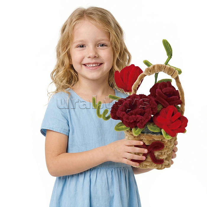 Набор творческая мастерская "Цветы в корзинке-2" в коробке