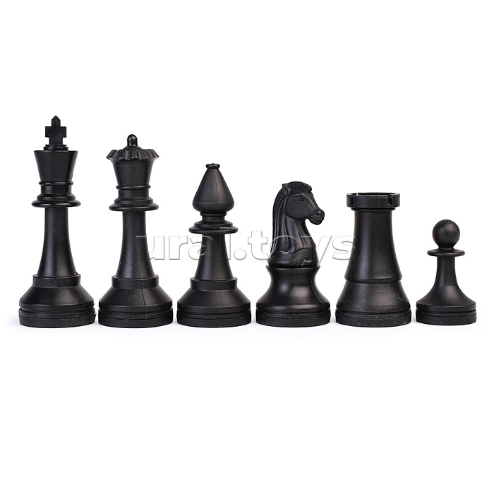 Шахматы гроссмейстерские пластиков с деревянной доской 415*215 (фигуры пластик) высота короля 105мм, пешки 50мм.