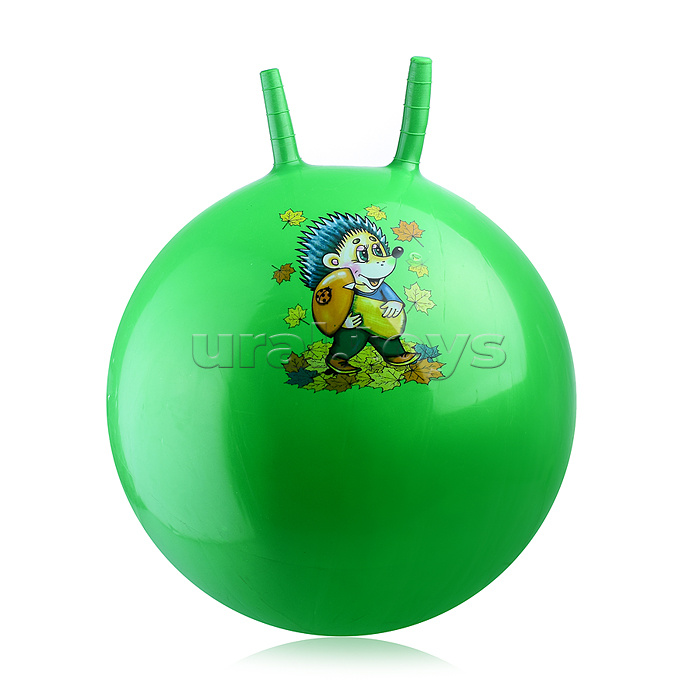 Мяч с рожками 55см "Зверята" (цвет в ассортименте)