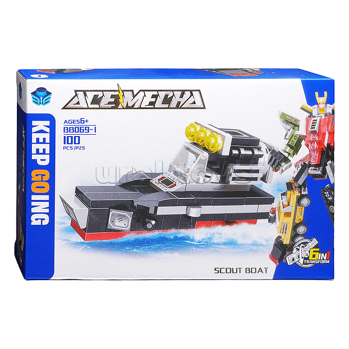 Конструктор "Команда спасателей" (696 дет.) в коробке