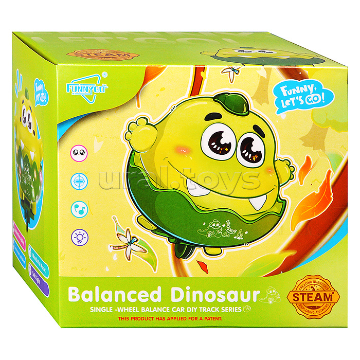 Зверюшка "Динозаврик" на батарейках, в коробке