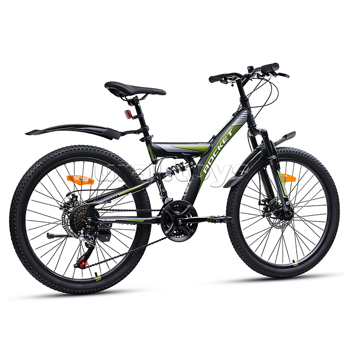 Велосипед 24" Rocket Azkar, цвет хаки, размер 15"