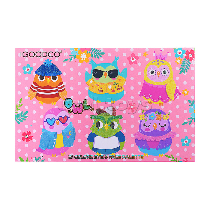 Косметика детская "Сердечко" (палетка теней)