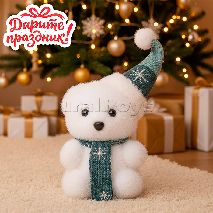 Новогоднее украшение "Мишка" 9*8*12 см.