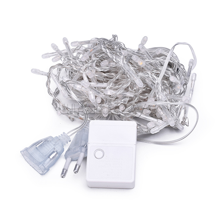 Электрогирлянда Бахрома, 6м, 192 лампы, теплый