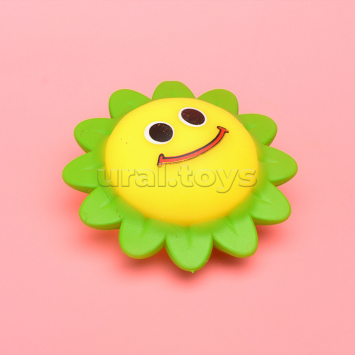 Игрушка -антистресс "Цветочек-смайлик"