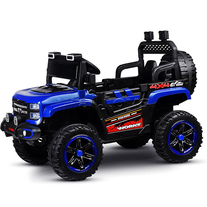 Электромобиль детский "Покоритель гор" (цвет синий)