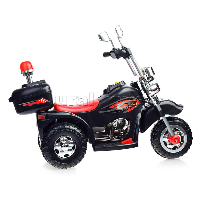 Детский электромотоцикл ROCKET «Чоппер»,1 мотор 20 ВТ, черный
