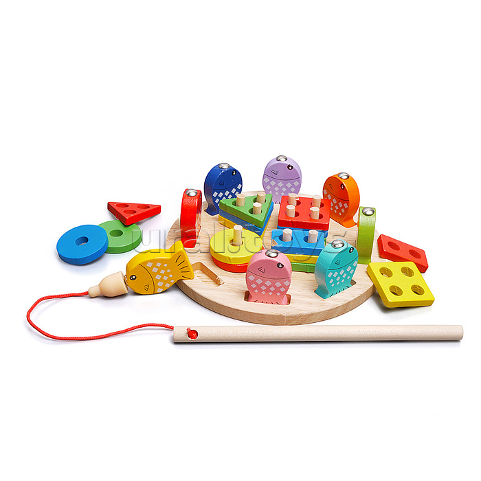 Игра развивающая 2в1 "Ловись рыбка"