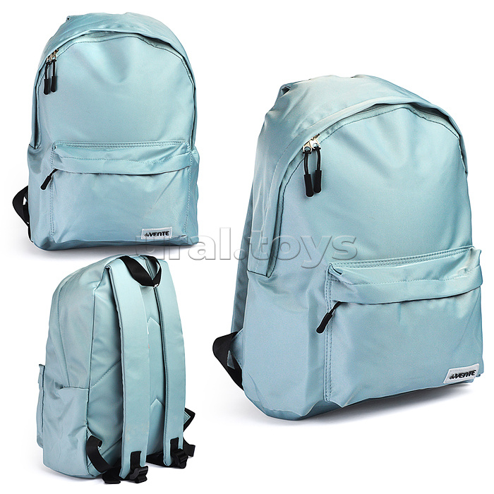 Рюкзак "Color Balance" подростковый 40x29x17 см (14 л) 250 г, нейлон, подклад, 1 отделение на молнии, 1 передний карман, аппликация из каучука, бирюзовый Рюкзак "Color Balance" подростковый 40x29x17 см (14 л) 250 г, нейлон, подклад, 1 отделение на молнии, 1 передний карман, аппликация из каучука, бирюзовый