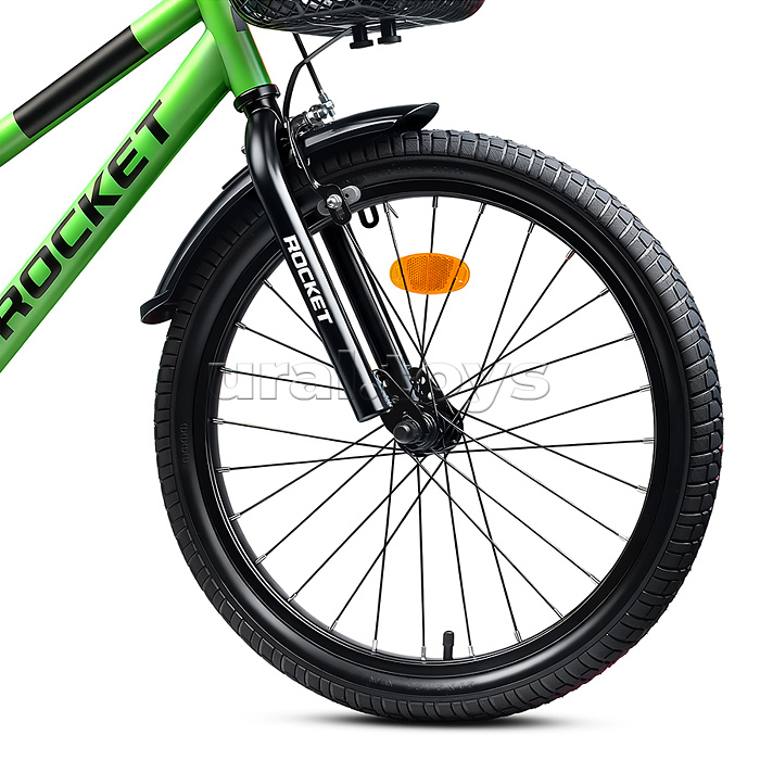 Велосипед 20" Rocket Fast, цвет зеленый