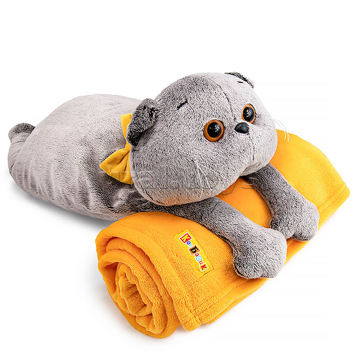 Кот Басик с пледом Игрушка Кот Басик с пледом Игрушка