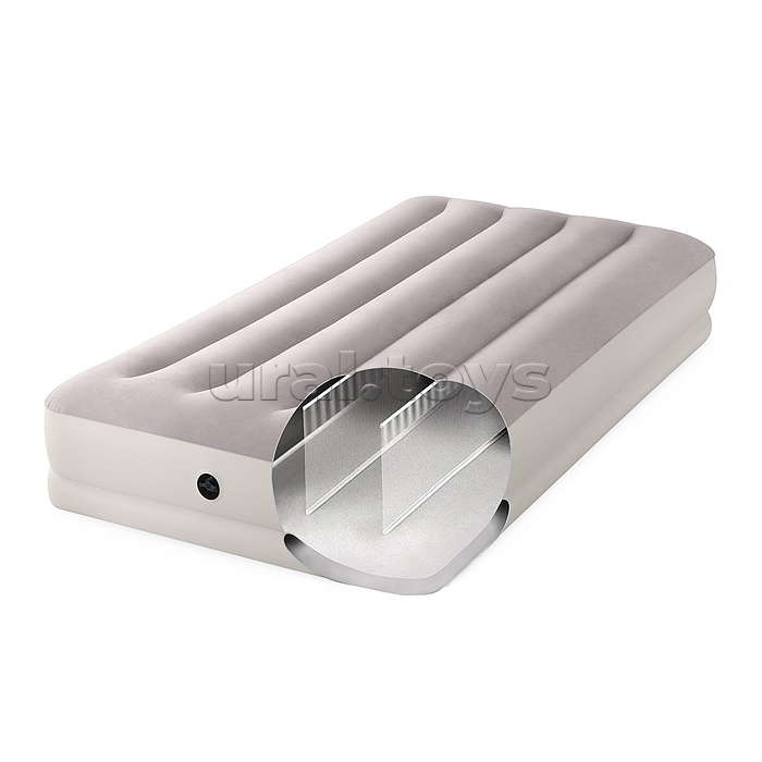 Надувной матрас 99х191х30см "Prestige" с USB насосом 5V, до 136кг, 64177 INTEX Надувной матрас 99х191х30см "Prestige" с USB насосом 5V, до 136кг, 64177 INTEX