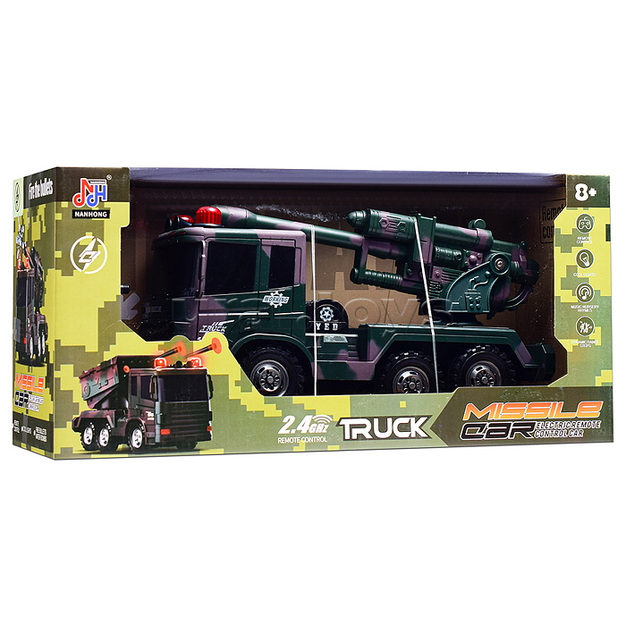 Машина "Военный грузовик" р/у, 27 MHz.  в коробке