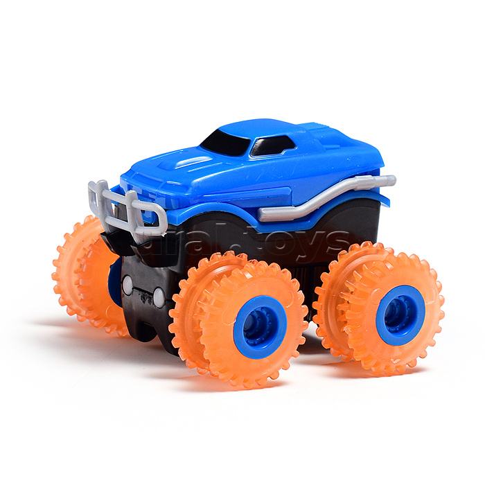 Машина-трюкач на батарейках, в коробке