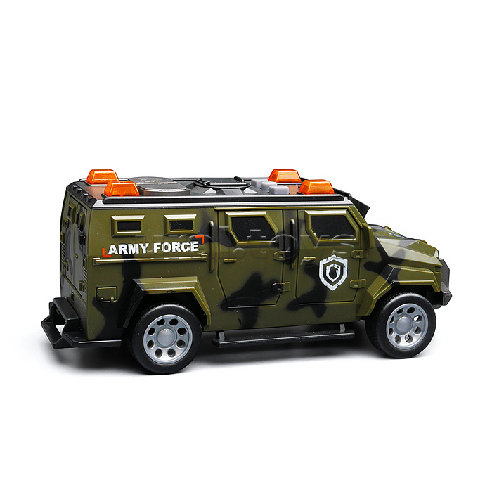 Машина "Армейский броневик" 1:32 (свет, звук) в коробке