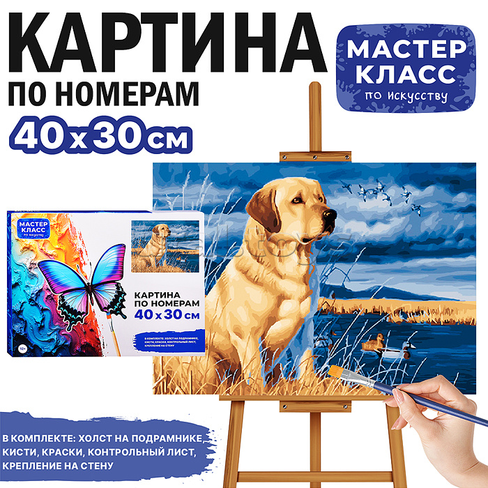 Набор для рисования "Картина по номерам 30х40 см. Преданность"
