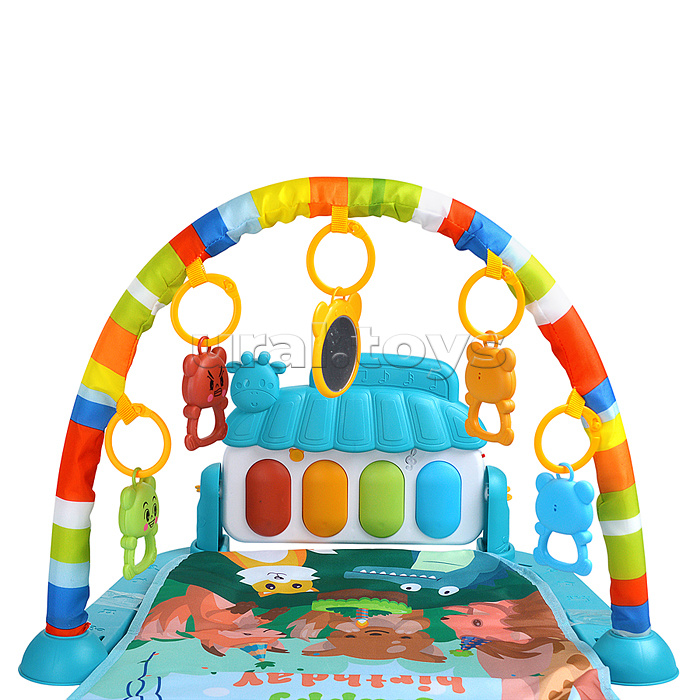 Коврик развивающий "Праздник у зверят" в коробке