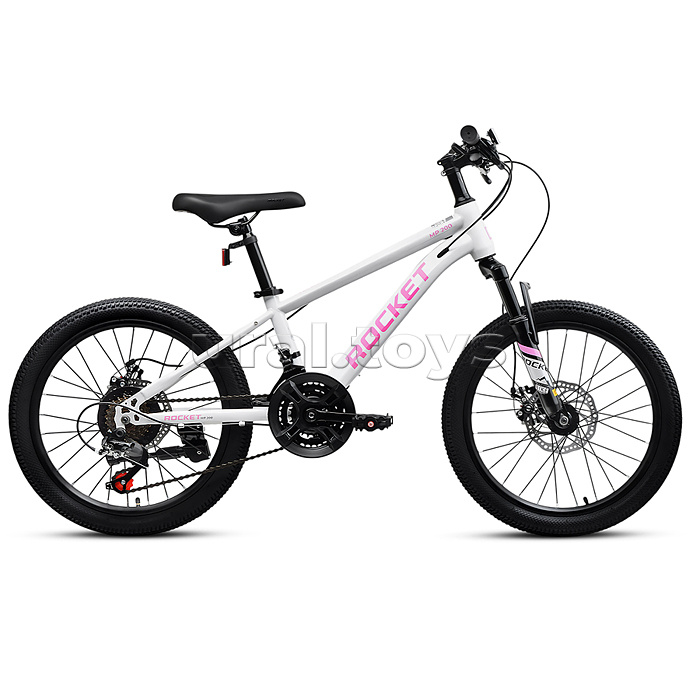 Велосипед 20" Rocket MP-200, цвет серый/розовый, размер 11"