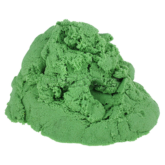 Кинетический песок "Волшебный песок", 700 гр., дойпак, зеленый